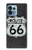 S3207 Route 66 Sign Case For Motorola Edge+ (2023), X40, X40 Pro, Edge 40 Pro