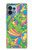 S3273 Flower Line Art Pattern Case For Motorola Edge+ (2023), X40, X40 Pro, Edge 40 Pro