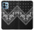 S3363 Bandana Black Pattern Case For Motorola Edge+ (2023), X40, X40 Pro, Edge 40 Pro