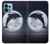 S3510 Dolphin Moon Night Case For Motorola Edge+ (2023), X40, X40 Pro, Edge 40 Pro