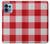 S3535 Red Gingham Case For Motorola Edge+ (2023), X40, X40 Pro, Edge 40 Pro