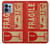 S3552 Vintage Fragile Label Art Case For Motorola Edge+ (2023), X40, X40 Pro, Edge 40 Pro