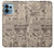 S3819 Retro Vintage Paper Case For Motorola Edge+ (2023), X40, X40 Pro, Edge 40 Pro