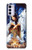 S0147 Grim Wolf Indian Girl Case For Motorola Moto G42