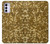 S3388 Gold Glitter Graphic Print Case For Motorola Moto G42