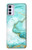 S3399 Green Marble Graphic Print Case For Motorola Moto G42