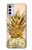 S3490 Gold Pineapple Case For Motorola Moto G42