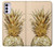 S3490 Gold Pineapple Case For Motorola Moto G42