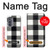 S2842 Black and White Buffalo Check Pattern Case For Motorola Edge (2022)