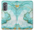 S3399 Green Marble Graphic Print Case For Motorola Edge (2022)