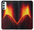 S0745 Volcano Lava Case For Samsung Galaxy A34 5G