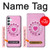 S2847 Pink Retro Rotary Phone Case For Samsung Galaxy A34 5G