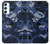 S2959 Navy Blue Camo Camouflage Case For Samsung Galaxy A34 5G
