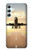 S3837 Airplane Take off Sunrise Case For Samsung Galaxy A34 5G