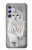 S1566 Snowy Owl White Owl Case For Samsung Galaxy A54 5G