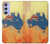 S2494 Australia Flag Map Rock Texture Case For Samsung Galaxy A54 5G