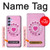 S2847 Pink Retro Rotary Phone Case For Samsung Galaxy A54 5G