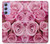 S2943 Pink Rose Case For Samsung Galaxy A54 5G