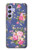 S3265 Vintage Flower Pattern Case For Samsung Galaxy A54 5G