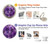 S3713 Purple Quartz Amethyst Graphic Printed Case For Samsung Galaxy A54 5G