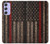 S3804 Fire Fighter Metal Red Line Flag Graphic Case For Samsung Galaxy A54 5G