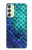 S3047 Green Mermaid Fish Scale Case For Samsung Galaxy A24 4G