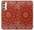 S3355 Bandana Red Pattern Case For Samsung Galaxy A24 4G