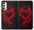 S3682 Devil Heart Case For Samsung Galaxy A24 4G