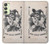 S3818 Vintage Playing Card Case For Samsung Galaxy A24 4G