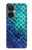 S3047 Green Mermaid Fish Scale Case For OnePlus Nord CE 3 Lite, Nord N30 5G