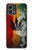 S3890 Reggae Rasta Flag Smoke Case For Motorola Moto G Stylus 5G (2023)