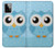 S3029 Cute Blue Owl Case For Motorola Moto G Power (2023) 5G