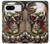 S0753 Skull Wing Rose Punk Case For Google Pixel 8