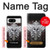 S1434 Skull Wing Tattoo Biker Case For Google Pixel 8