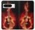 S0415 Fire Guitar Burn Case For Google Pixel 8 pro