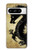 S1482 Black Dragon Painting Case For Google Pixel 8 pro