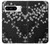 S2544 Japanese Kimono Style Black Flower Pattern Case For Google Pixel 8 pro
