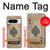 S2928 Vintage Spades Ace Card Case For Google Pixel 8 pro