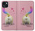 S3923 Cat Bottom Rainbow Tail Case For iPhone 14 Plus