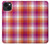 S3941 LGBT Lesbian Pride Flag Plaid Case For iPhone 14 Plus