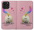 S3923 Cat Bottom Rainbow Tail Case For iPhone 14 Pro Max