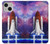 S3913 Colorful Nebula Space Shuttle Case For iPhone 13 mini