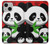 S3929 Cute Panda Eating Bamboo Case For iPhone 13 mini