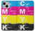 S3930 Cyan Magenta Yellow Key Case For iPhone 13 mini