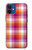 S3941 LGBT Lesbian Pride Flag Plaid Case For iPhone 12 mini