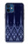 S3950 Textile Thai Blue Pattern Case For iPhone 12 mini