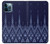 S3950 Textile Thai Blue Pattern Case For iPhone 12 Pro Max