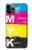 S3930 Cyan Magenta Yellow Key Case For iPhone 11 Pro