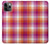 S3941 LGBT Lesbian Pride Flag Plaid Case For iPhone 11 Pro Max