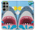 S3947 Shark Helicopter Cartoon Case For Samsung Galaxy S23 Ultra